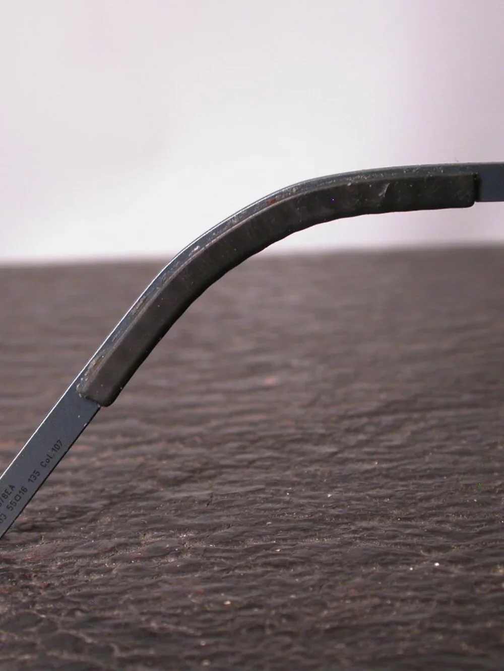 Lindberg Light Blue Strip Titanium Modern Eyeglasses Frames Made in Denmark